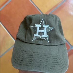 47 Astros Olive Green Baseball Cap Houston Astros Green Hat